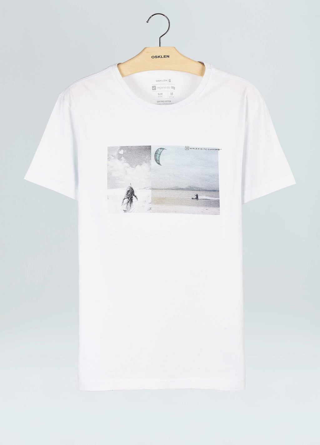 T-Shirt Stone 2 Kites Branco – Osklen – foto 1
