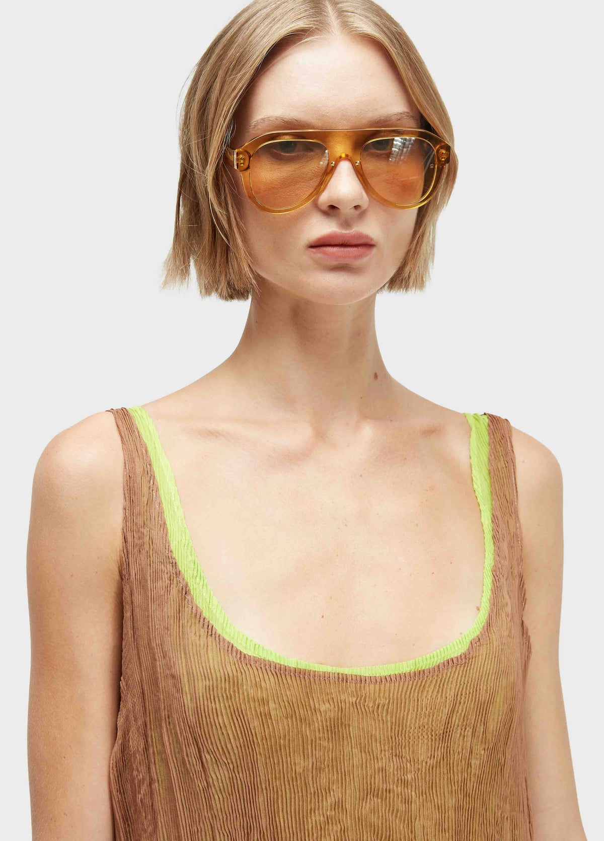 VESTIDO REGATA PLISSÉ DUO