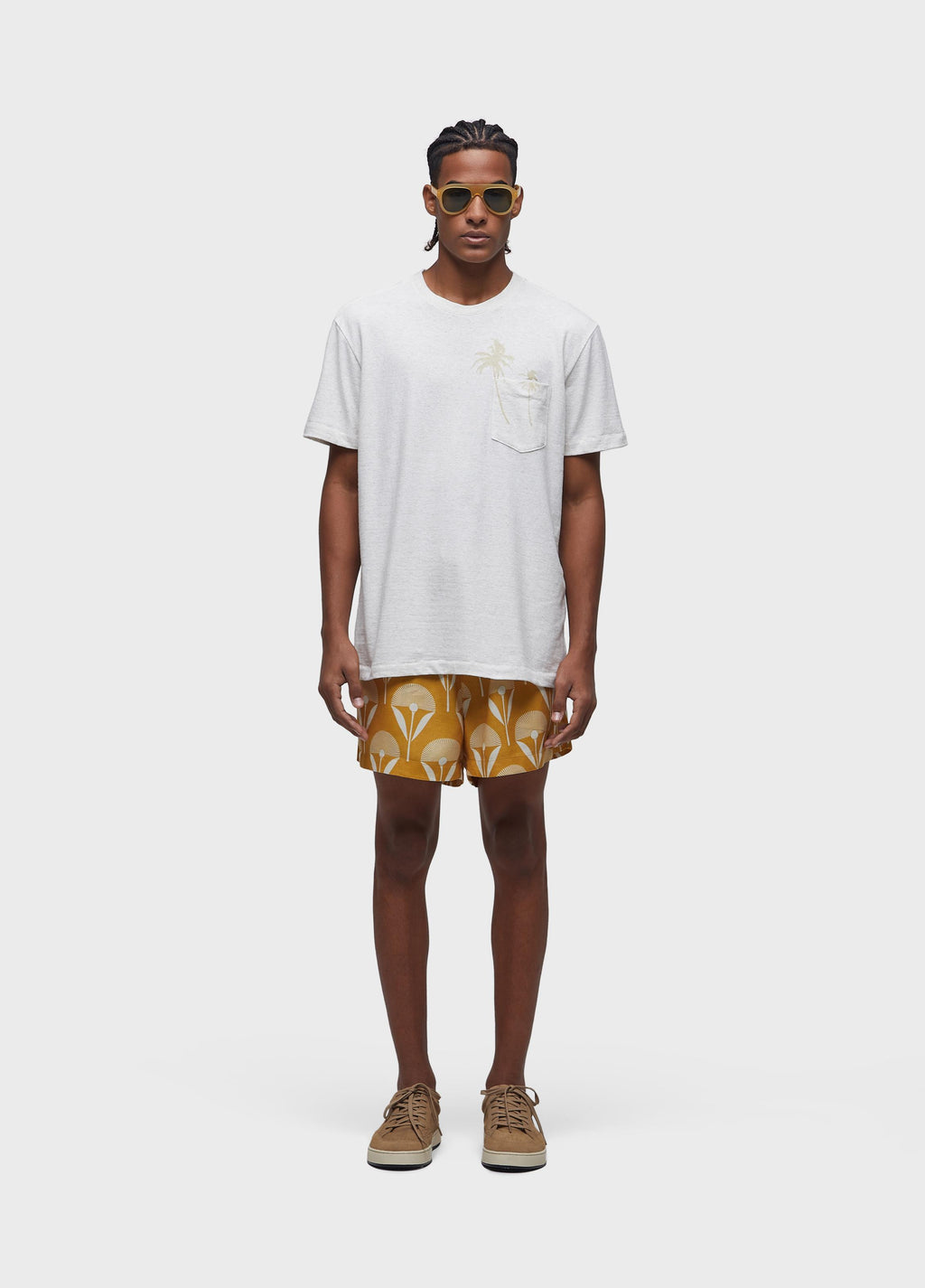 Bermuda PJ Sunflower Amarelo/Off-White – Osklen – foto 1