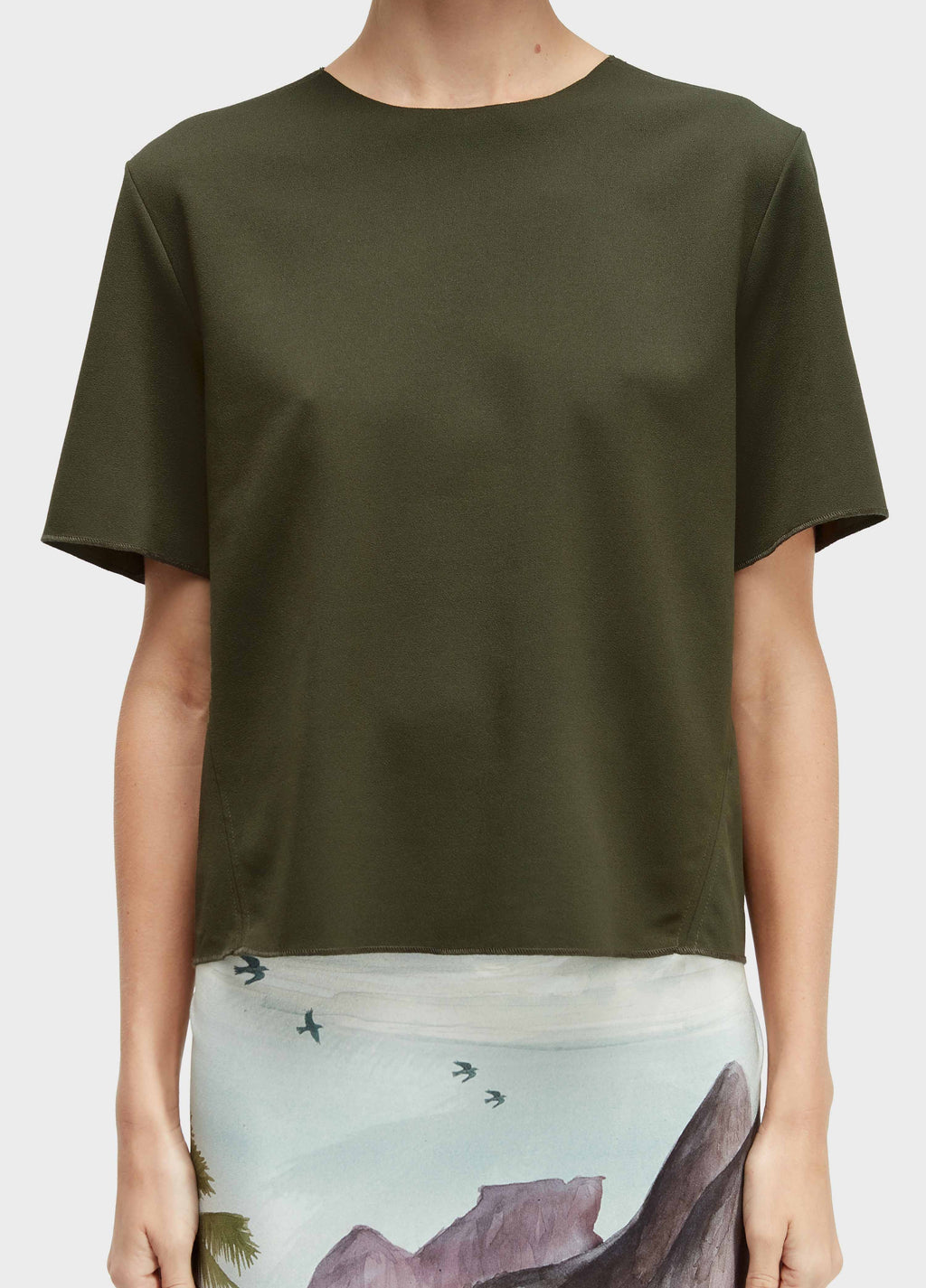 Blusa Recortes Textura Forest – Osklen – foto 3