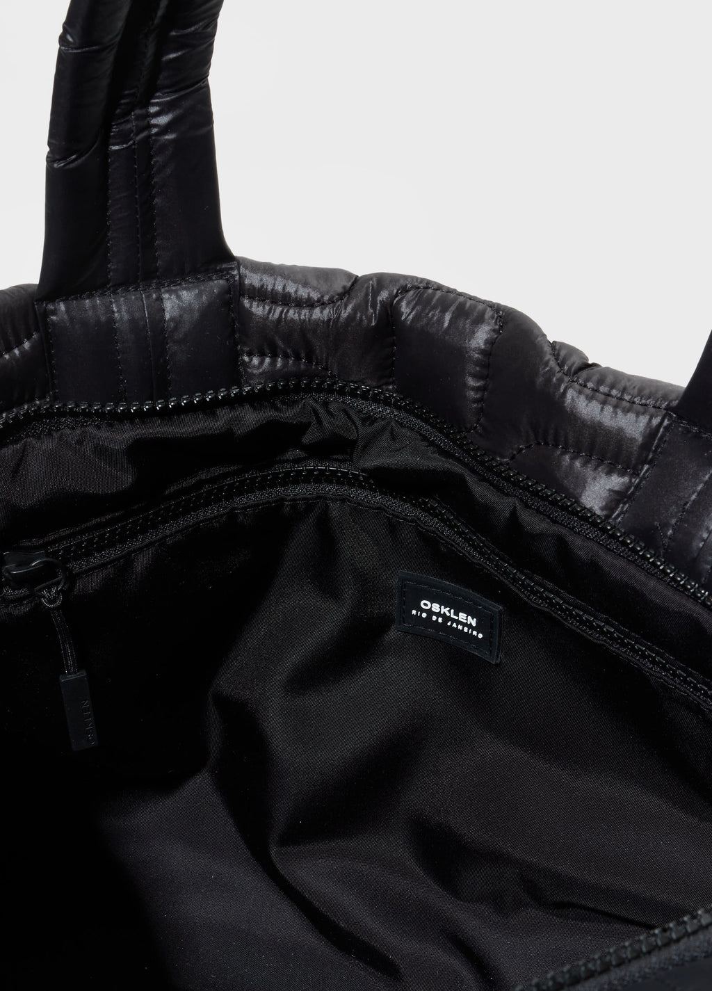 Bolsa Tote Matelassê Calçadão Preto – Osklen – foto 4