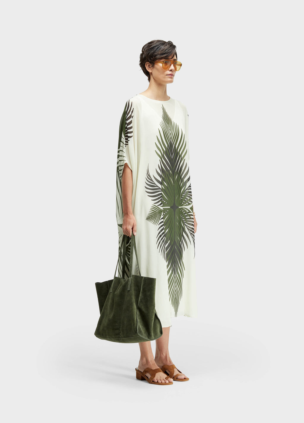 Bolsa Tote Yvi Camurça Forest – Osklen – foto 6