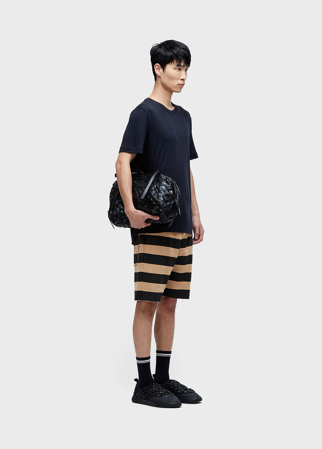 BERMUDA CASUAL LISTRADA OVER