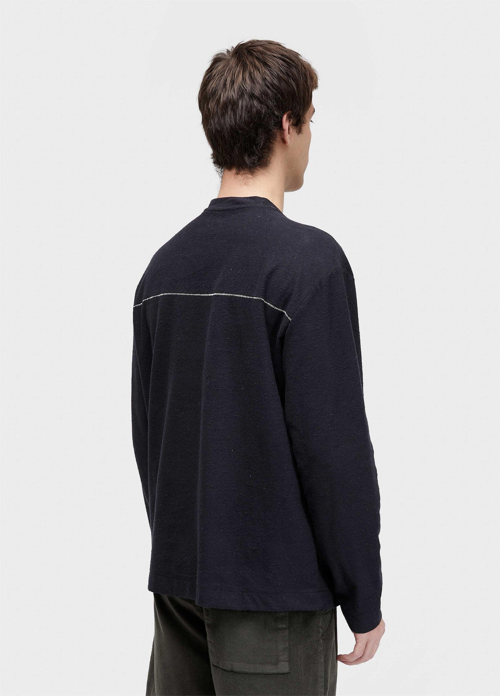 T-Shirt Over Eco Rustic Yoke ML Preto – Osklen – foto 4