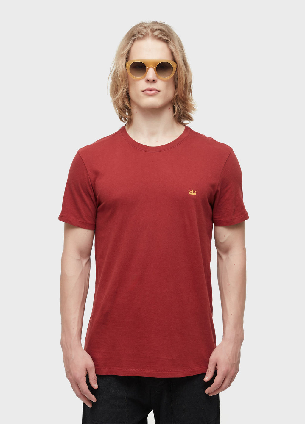 T-Shirt Soft Used Gold Crown MC Vinho – Osklen – foto 1