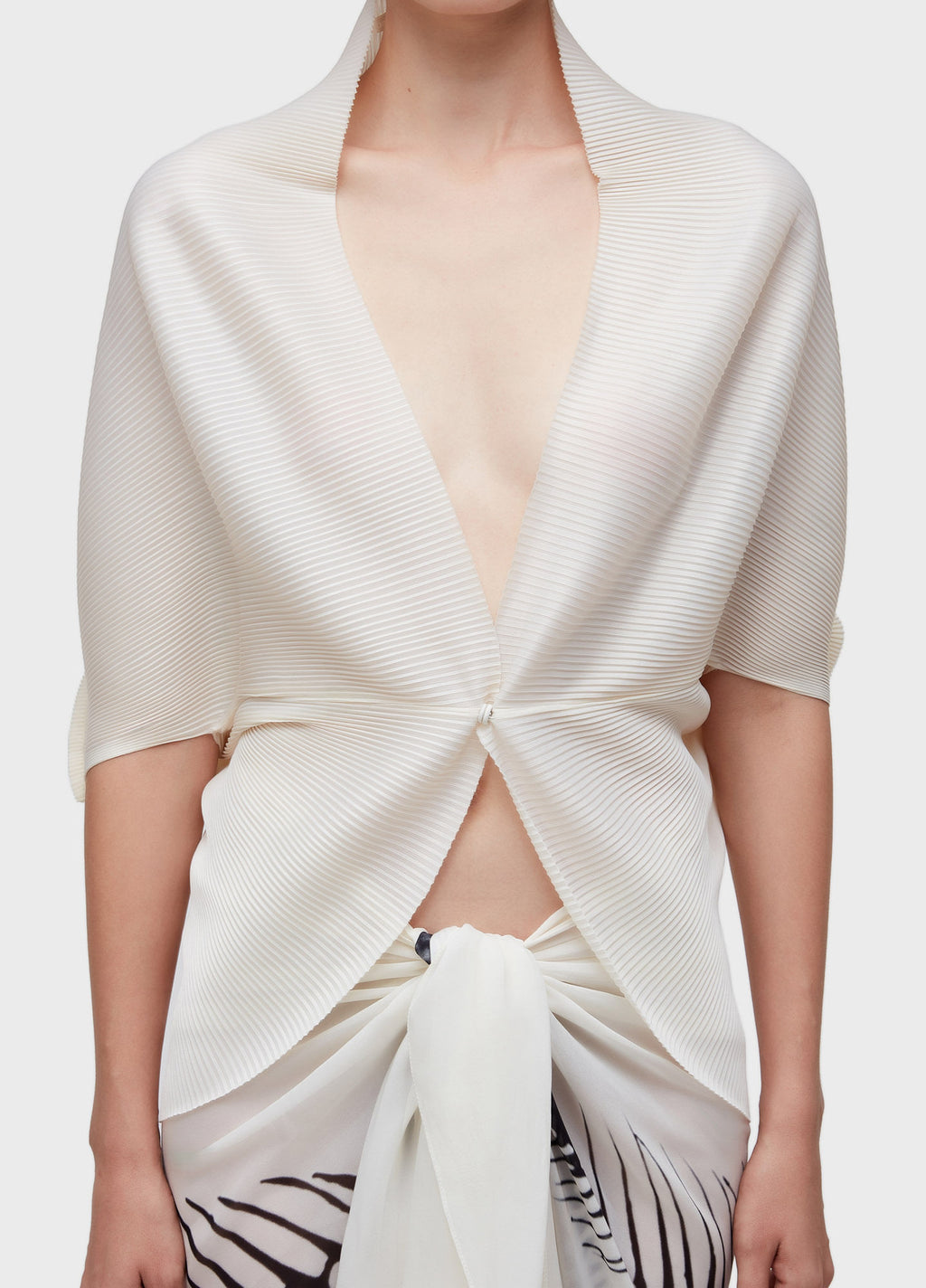 Poncho Plissé Off-White – Osklen – foto 3