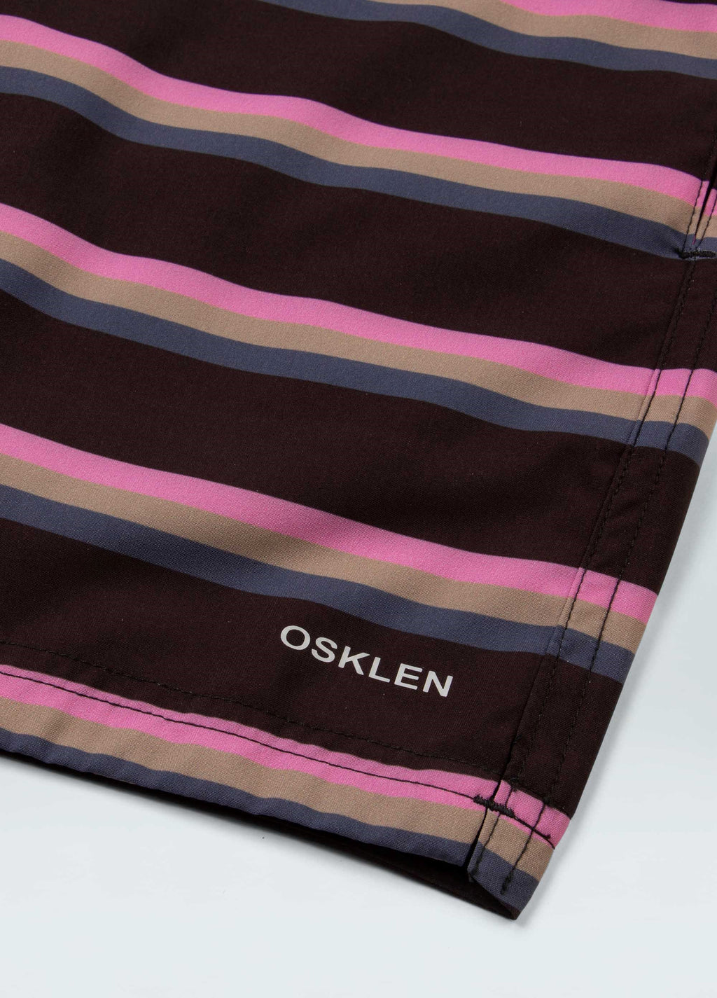 Beach Short Neon Stripes Preto/Rosa Hortencia – Osklen – foto 3