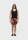Short PJ Garden Dark Preto/Amarelo – Osklen – foto 1
