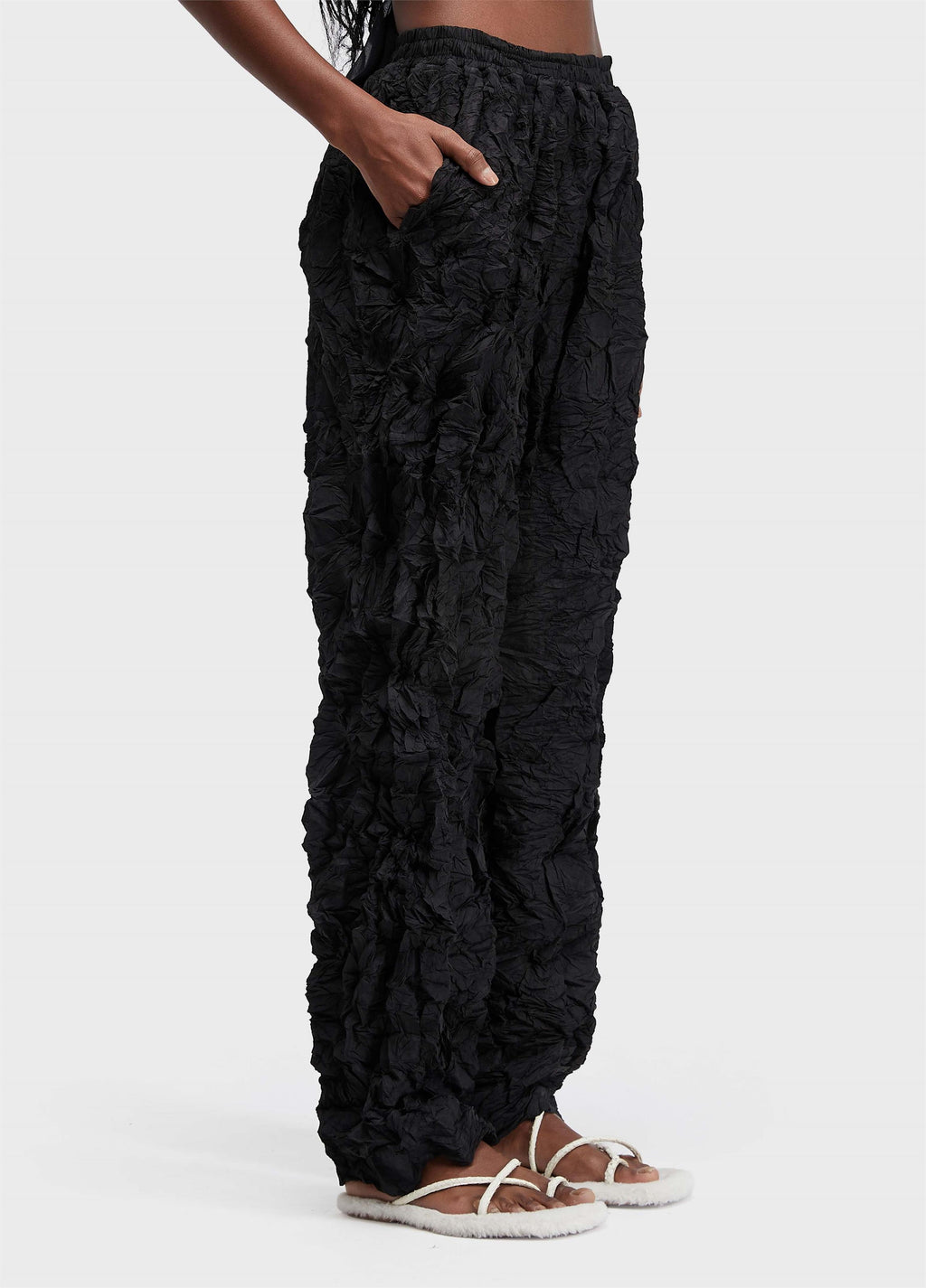 Calça Plissé Texture Preto – Osklen – foto 3