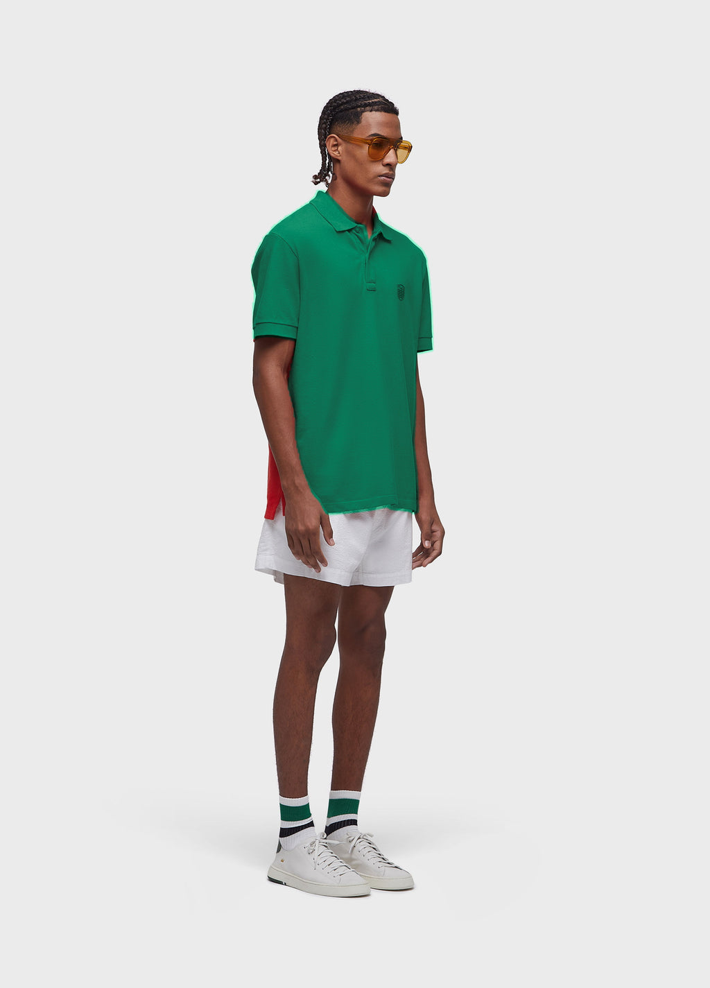 Polo Brasão Embossed Color MC Verde Bandeira – Osklen – foto 2