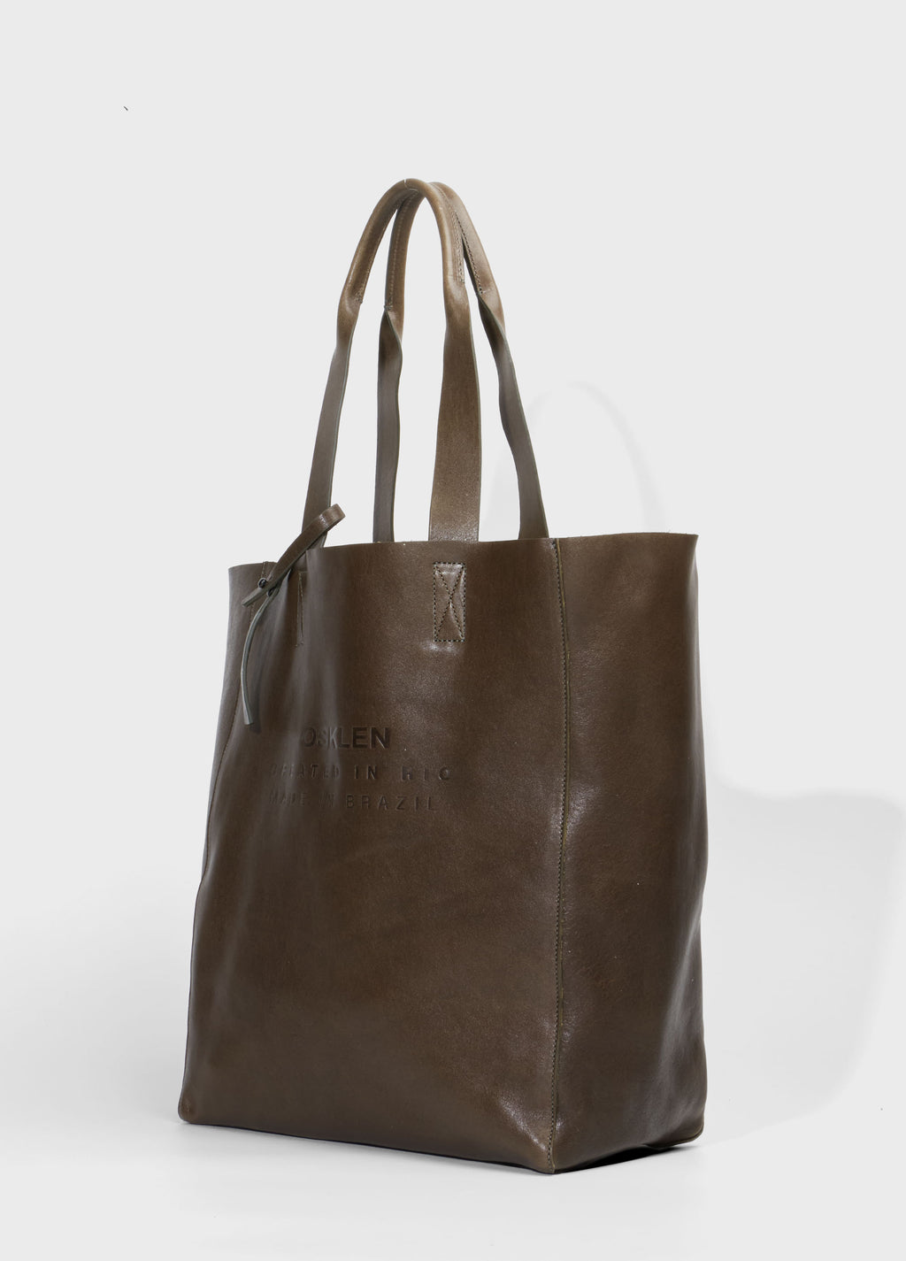 Bolsa Tote E-Basics Made in Brazil Verde Forest – Osklen – foto 2