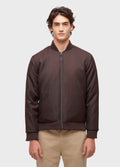 Jaqueta Bomber Double Plain Castanho/Caqui – Osklen – foto 1
