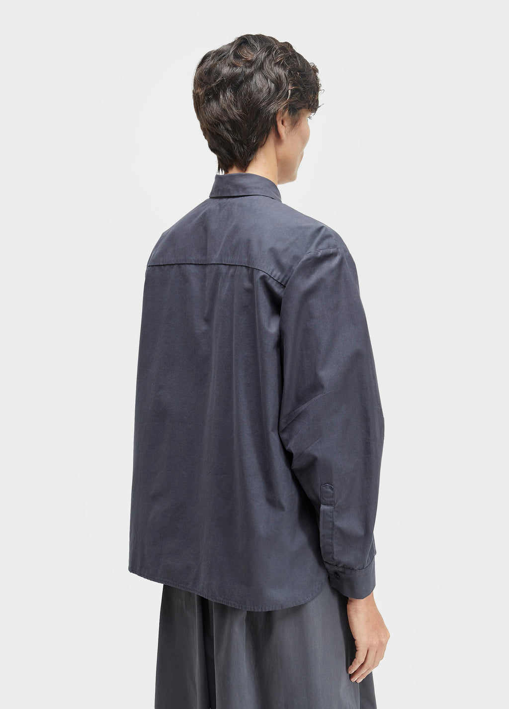 Camisa ML Tricoline Marinho – Osklen – foto 4