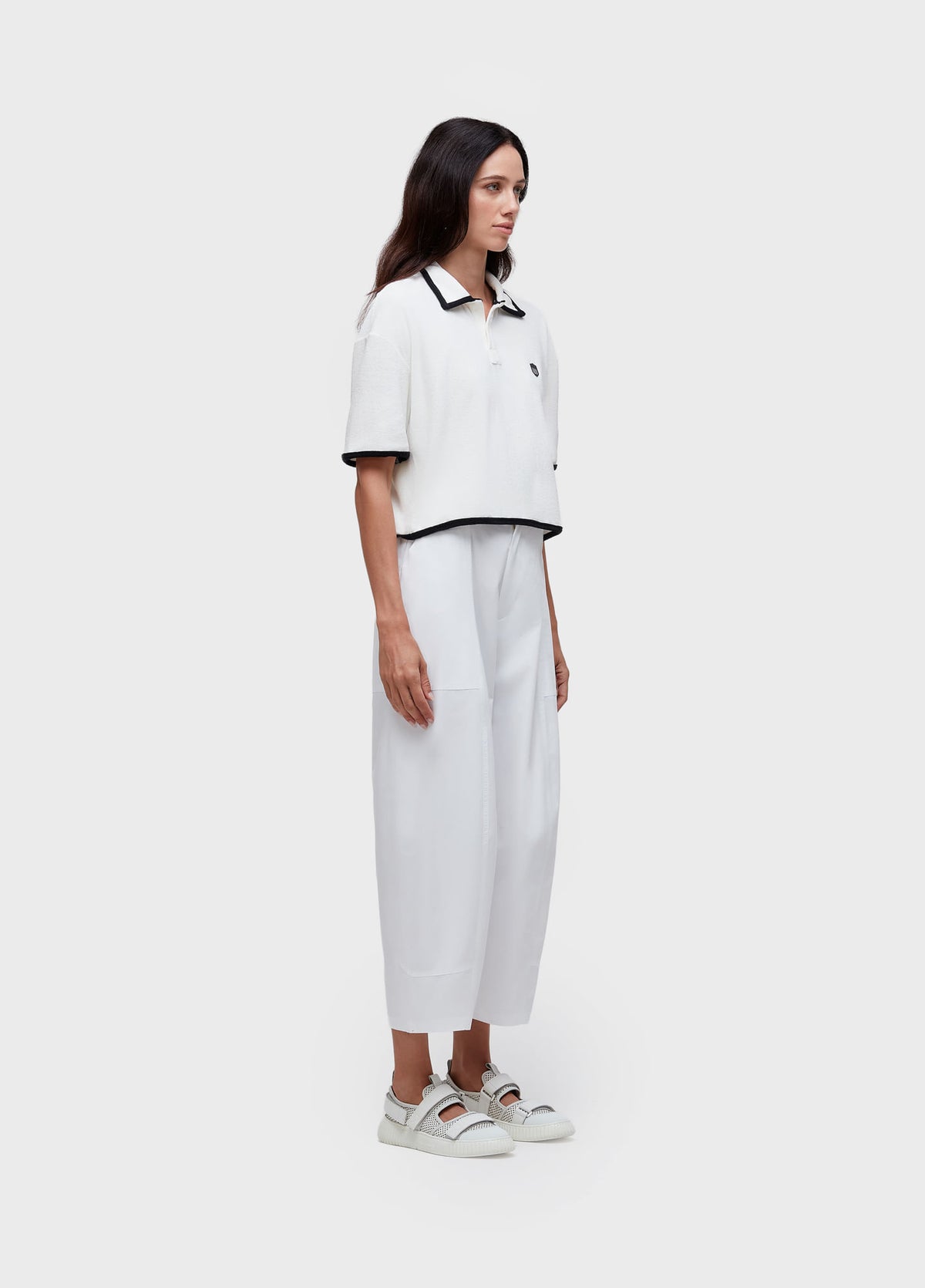 BLUSA POLO VIÉS ATOALHADA