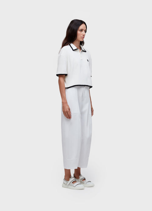 BLUSA POLO VIÉS ATOALHADA