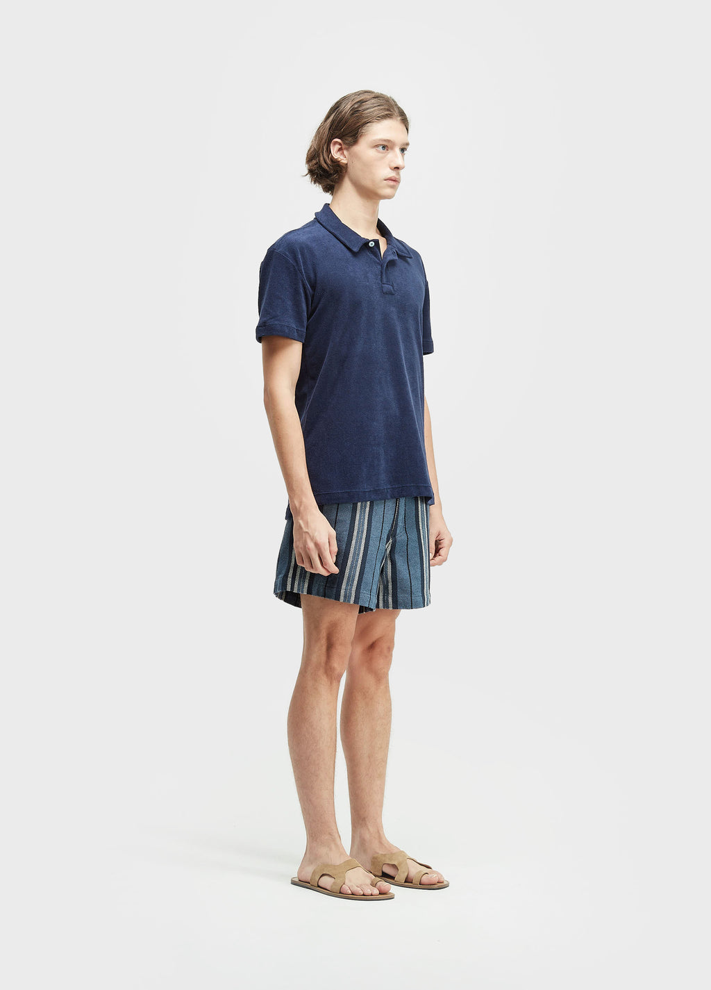 Bermuda Stripes Pranchão Denim Marinho/Off-White – Osklen – foto 2