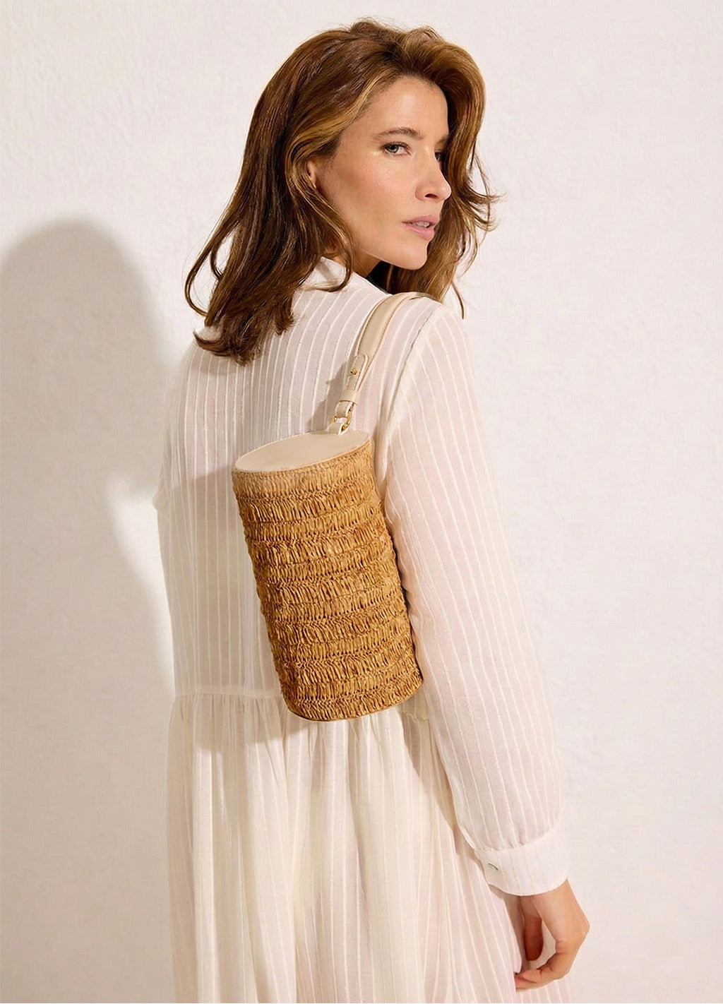 Bolsa Barrel Buriti Off-White – Lenny Niemeyer – foto 2