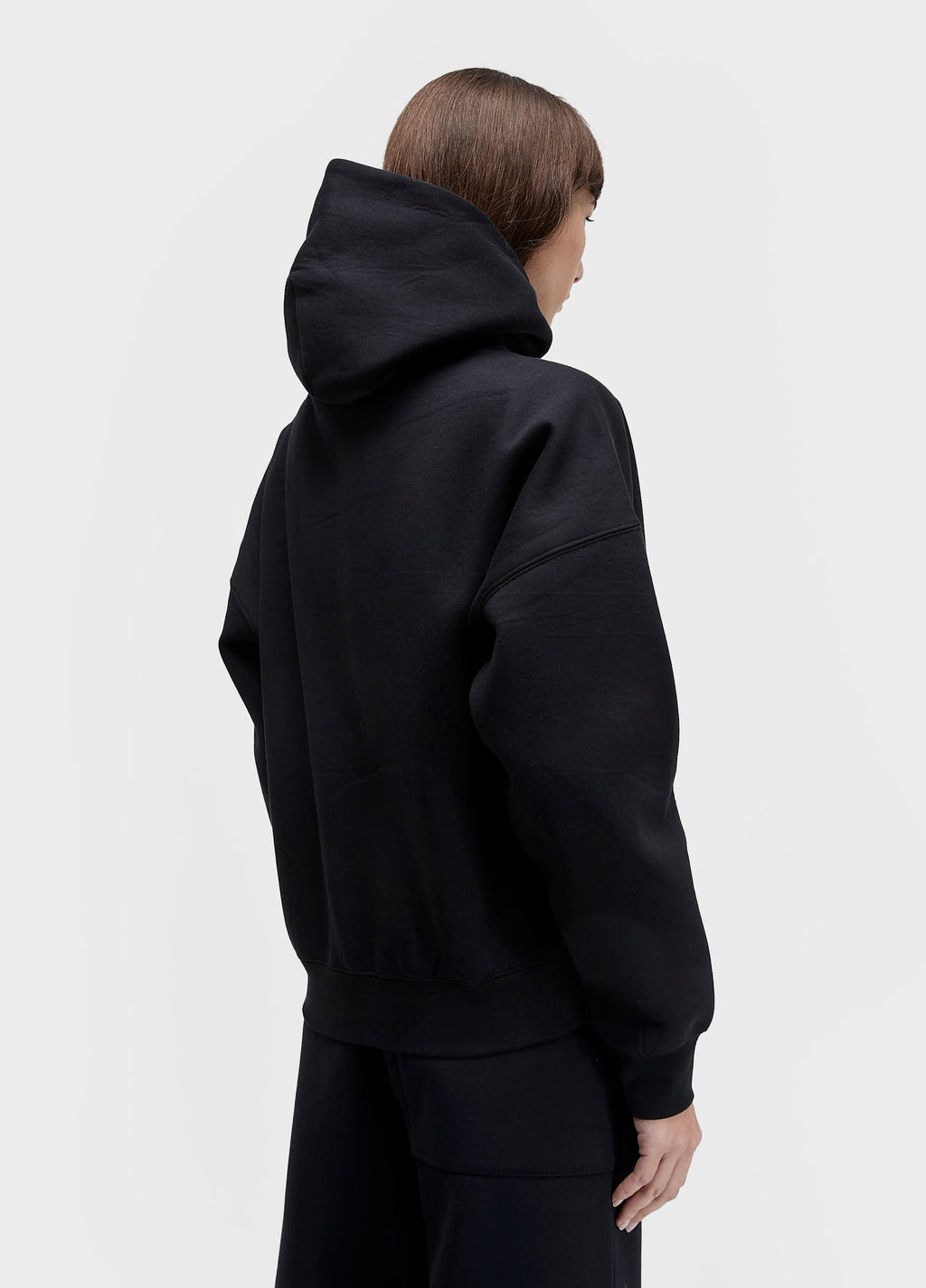 Casaco Double Capuz Moletom Fleece Preto Off-White – Osklen – foto 5