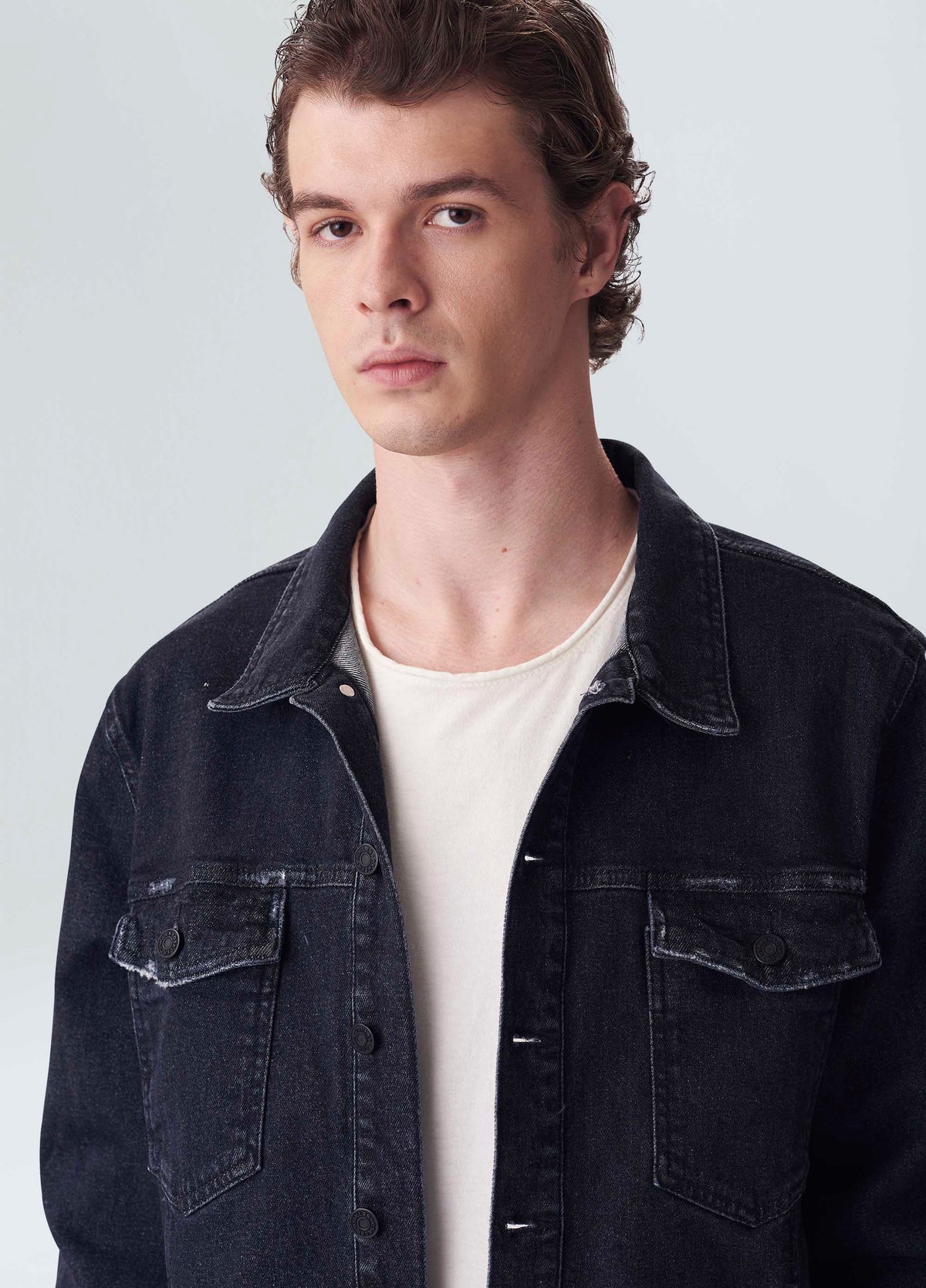 Jaqueta Denim Overcut Preto – Osklen – foto 7