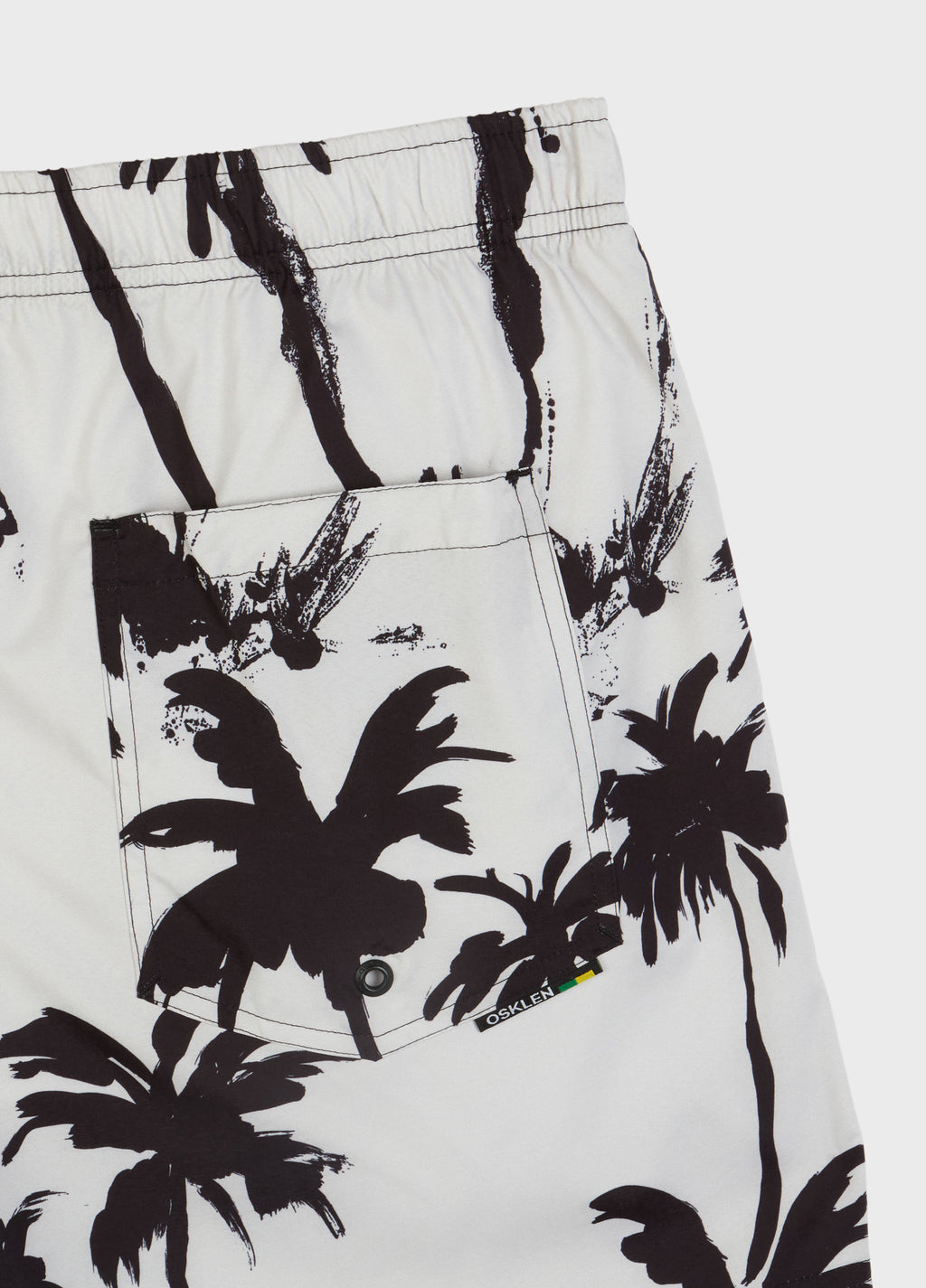 Beach Short Aquaone Rorschach Off-White/Preto – Osklen – foto 2