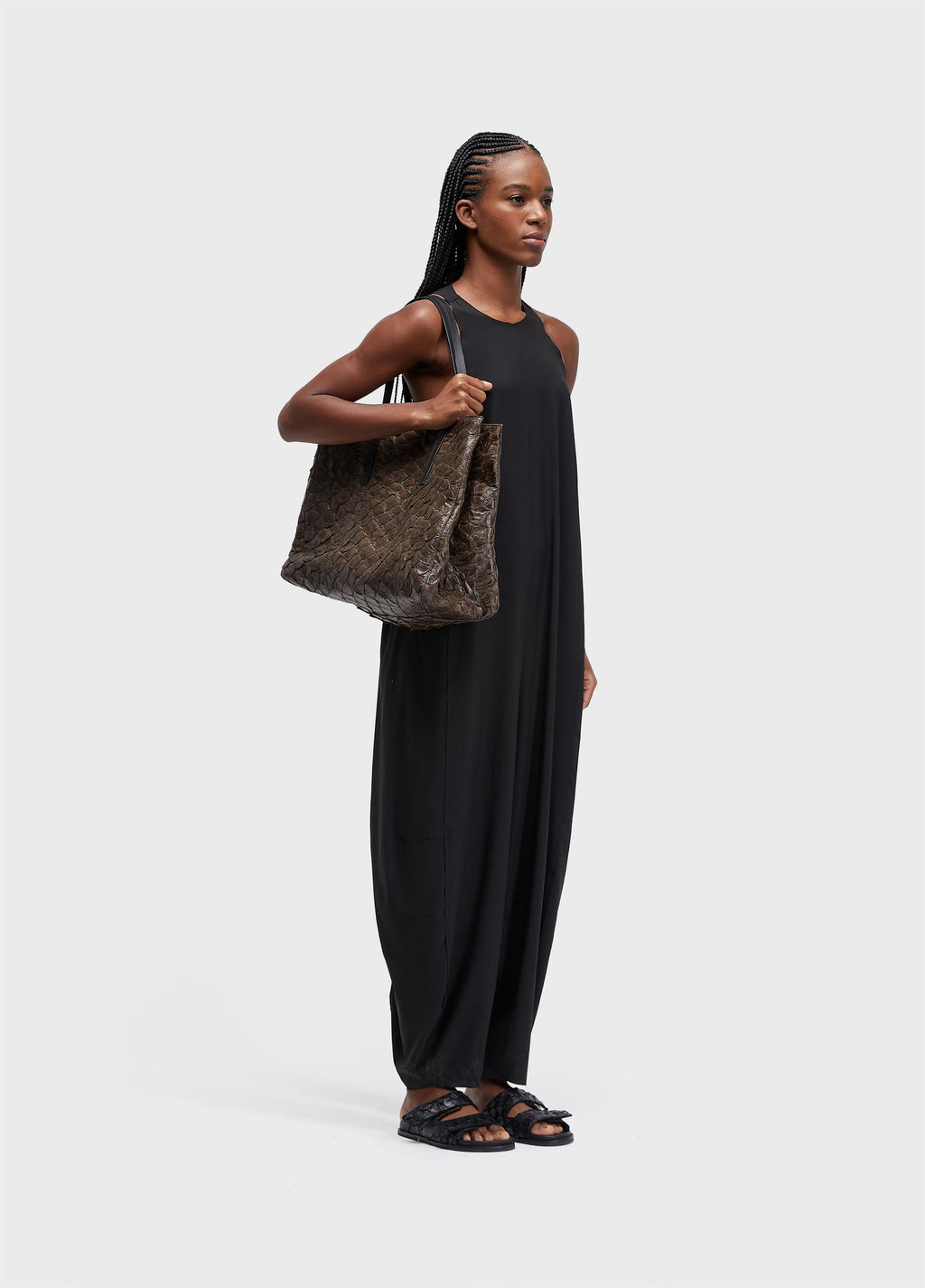 Bolsa Pirarucu Yvi Desert Preto – Osklen – foto 6
