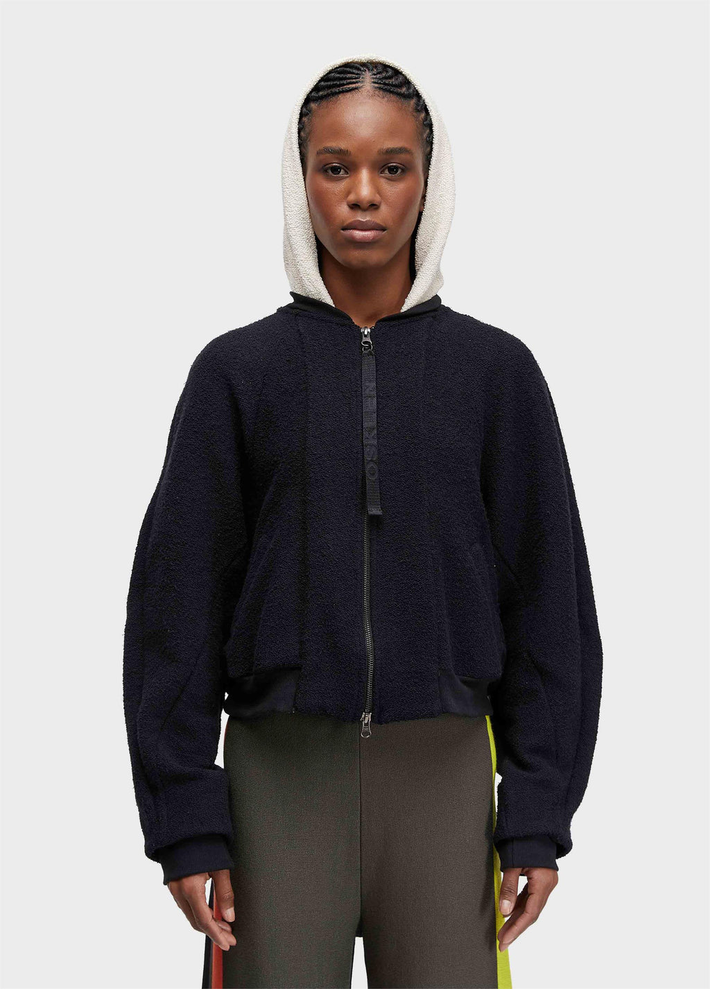 Casaco Bicolor Moletom Eco Preto/Off-White – Osklen – foto 1